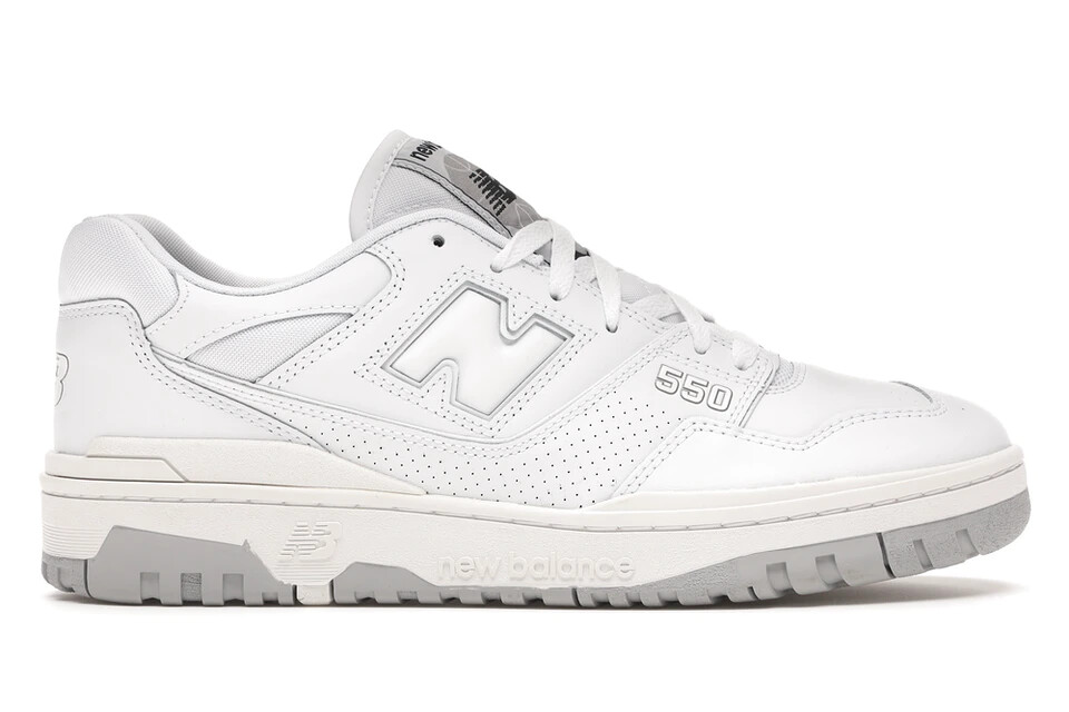New Balance 550 White Grey BB550PB1 - Sizes US 10-13 Brand New: купить с  доставкой из США, цена 33 114 руб - (185053617738)
